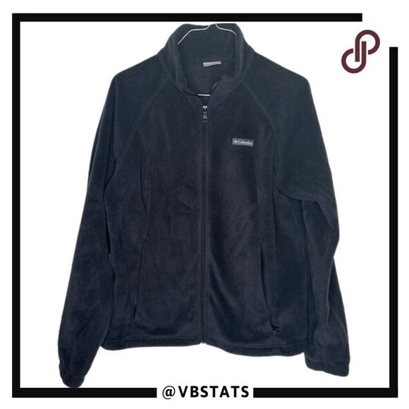 Columbia Women's Black Fleece Interchange Zip Jacket in Size XL‎ - Picture 1 of 5